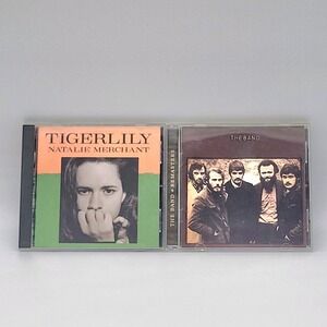Folk/Roots Rock CD Lot (2) Natalie Merchant Tigerlily & The Band Remasters